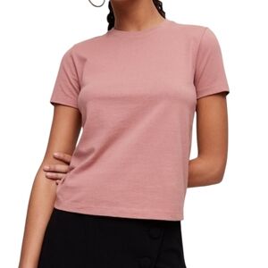 Aritzia Babaton Dillon T Shirt Minimalist Staple Womens M Cotton Natural Fibers